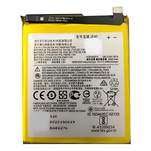 Flex Carga Bateria Je40 Para One Xt1941 G7 Play Xt1952