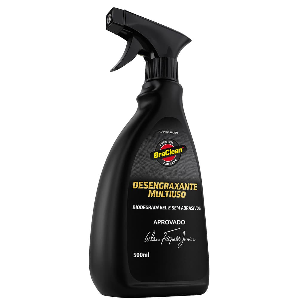 Desengraxante Spray Multiuso 500ml Remoção Graxa Óleo Sujeira Gordura Uso Profissional E Residencial