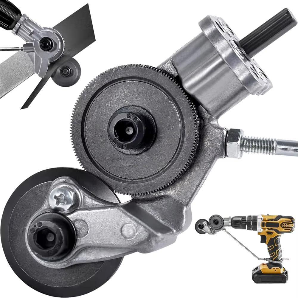 Adaptador De Corte Para Parafusadeira Furadeira Cortar Chapa Calhas Metal Alumínio Conector Com Acessório Vendido(s)
