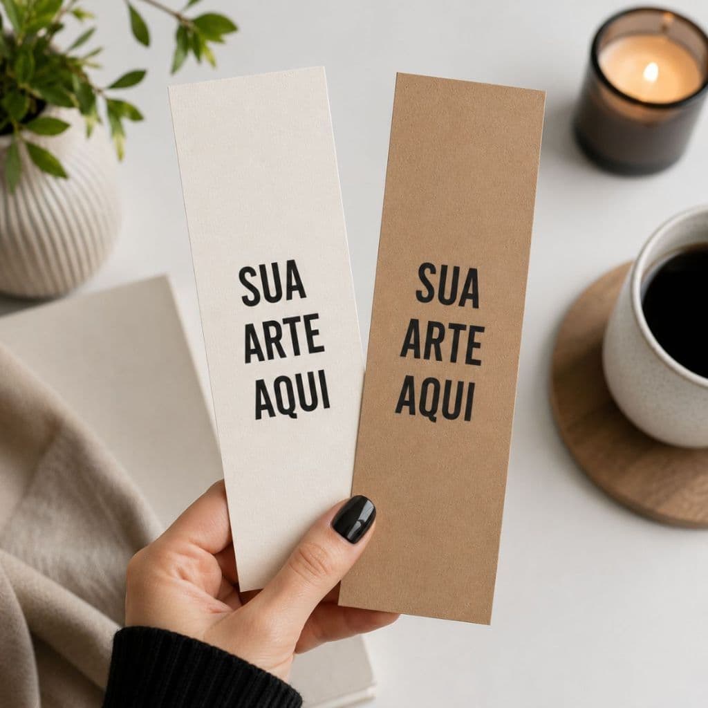 Marca Página de Papel Fotográfico para Livros | Personalizado Sob Encomenda