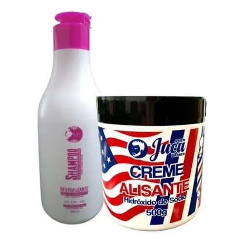 Alisamento Americano Black 500g Juca + Neutralizante 300ml