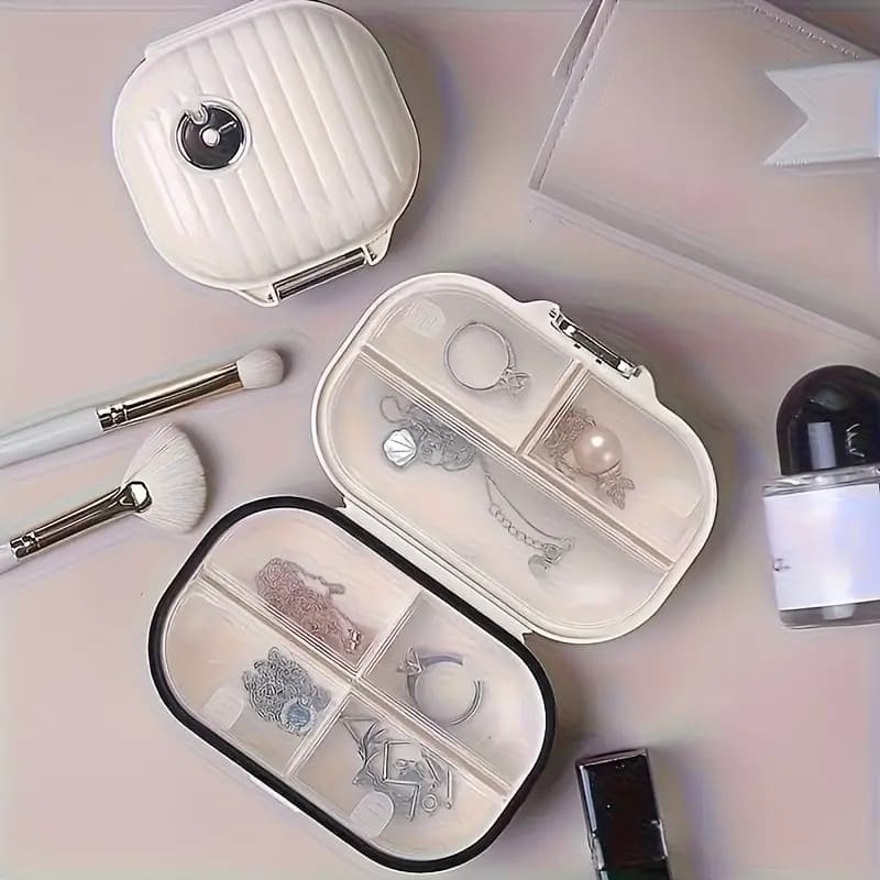 Caixa De Comprimidos Portátil Para Bolsa / Viagens Marcador De Dias Recipiente Selado Viagem mil+ Vendido(s) - P