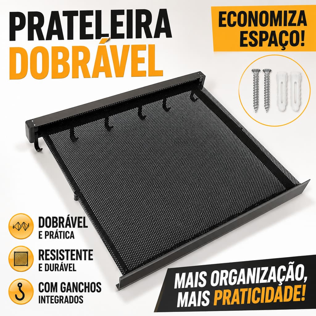 Suporte Com Rede Dobrável Portátil Varal Suspenso Organizador De Roupas Banheiro Lavanderia
