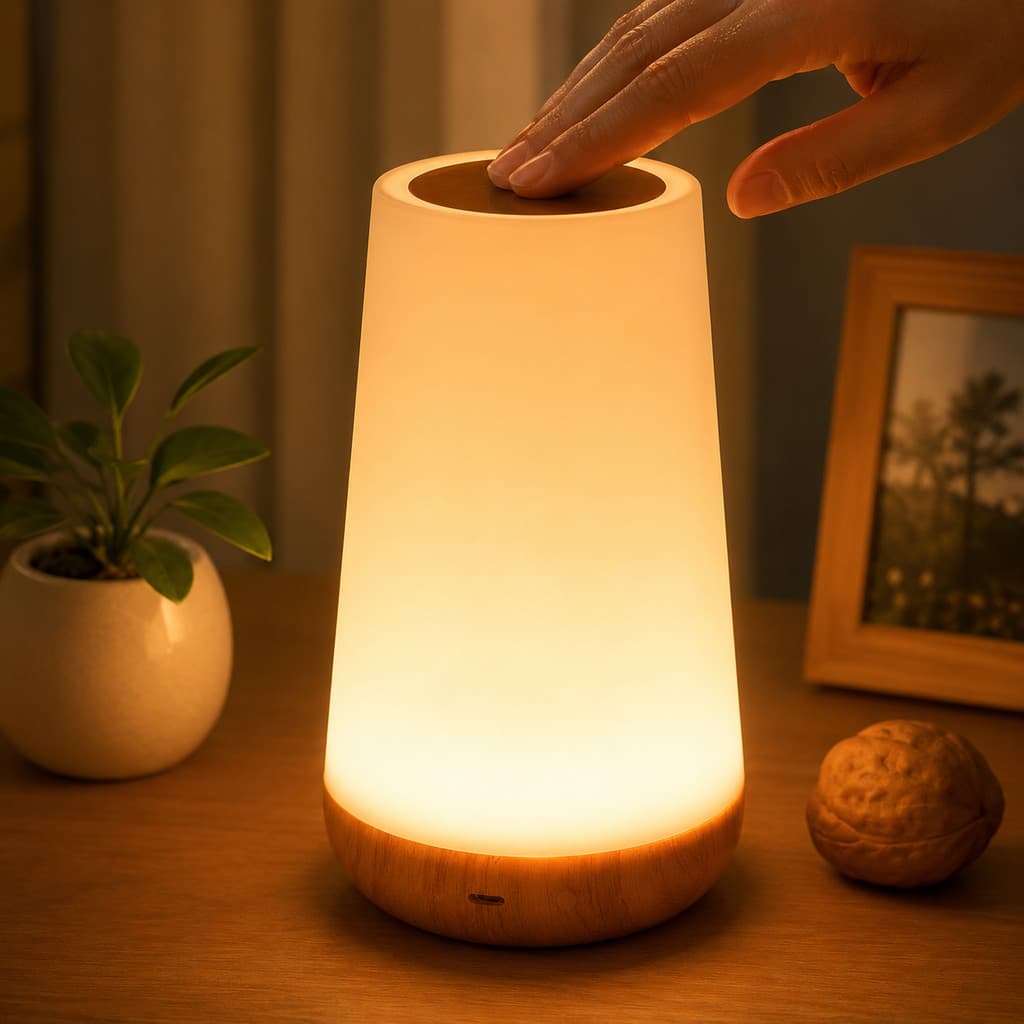 USB Recarregável LED Cabeceira Arco-Íris Luz Da Noite Mini Lâmpada De Mesa Estudo Quarto Atmosfera Ano Novo Festival Pri