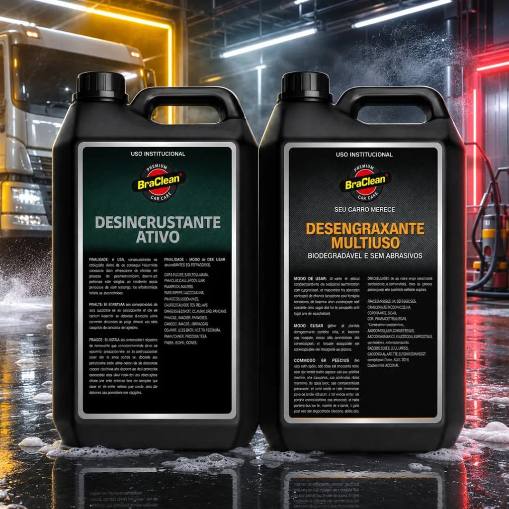 Duo Shampoo Automotivo 10L Frota Oficina Caminhão Trator Carreta E Lava Rápido Para Oficina E Frota