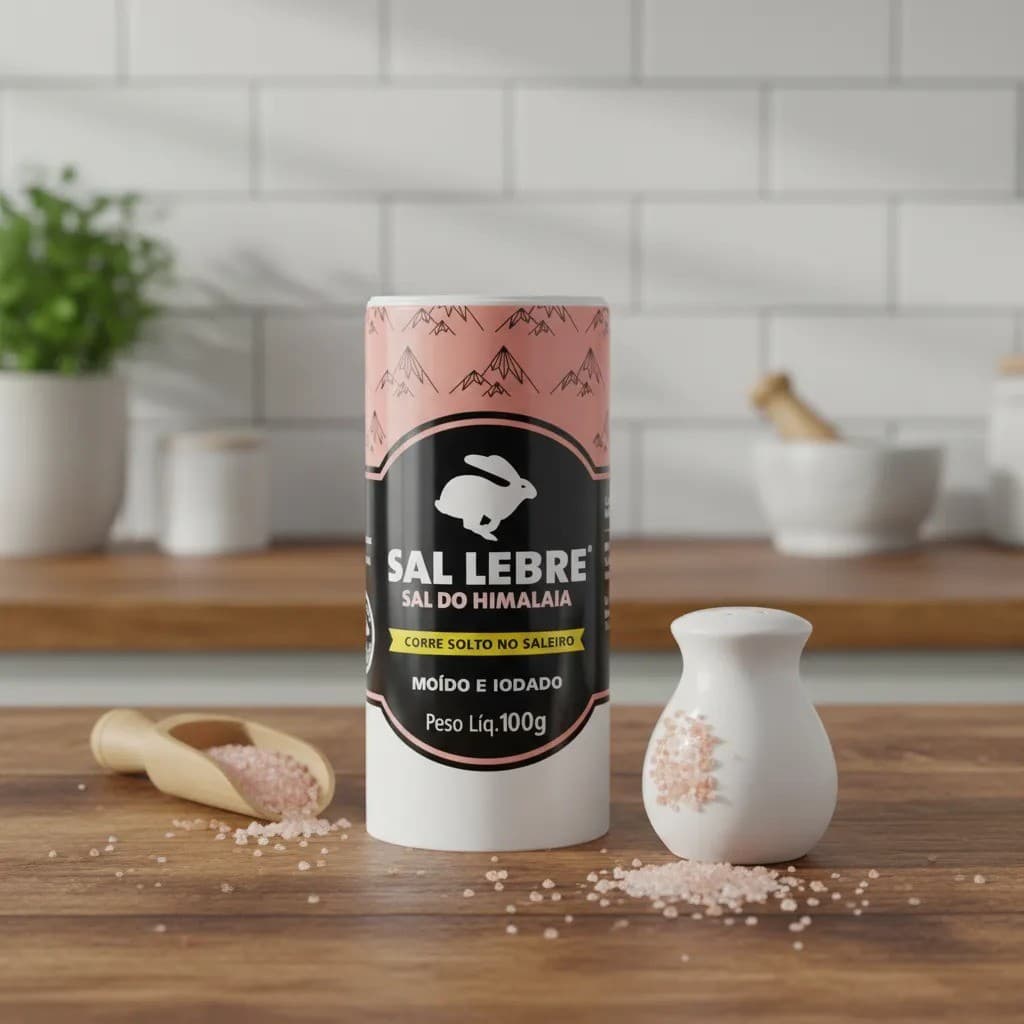 Sal Do Himalaia Moído 100g Com Saleiro Gourmet Premium