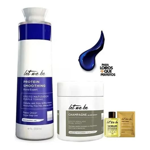 Let Me Be Para Loiras Progressiva 1 L & Máscara Matizadora