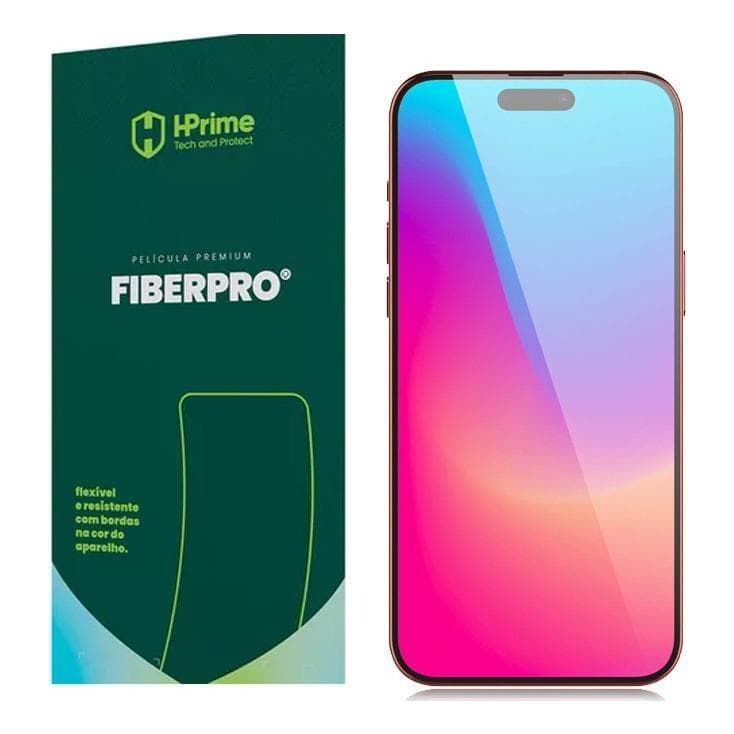 Pelicula Premium Hprime Fibra Fiberpro Para iPhone 15