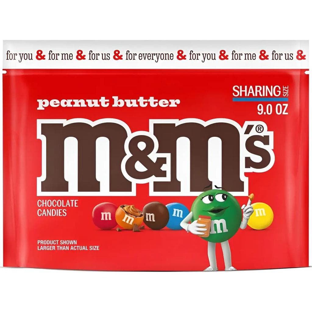 M&m's Manteiga De Amedoim 256,6g - Peanut Butter Eua