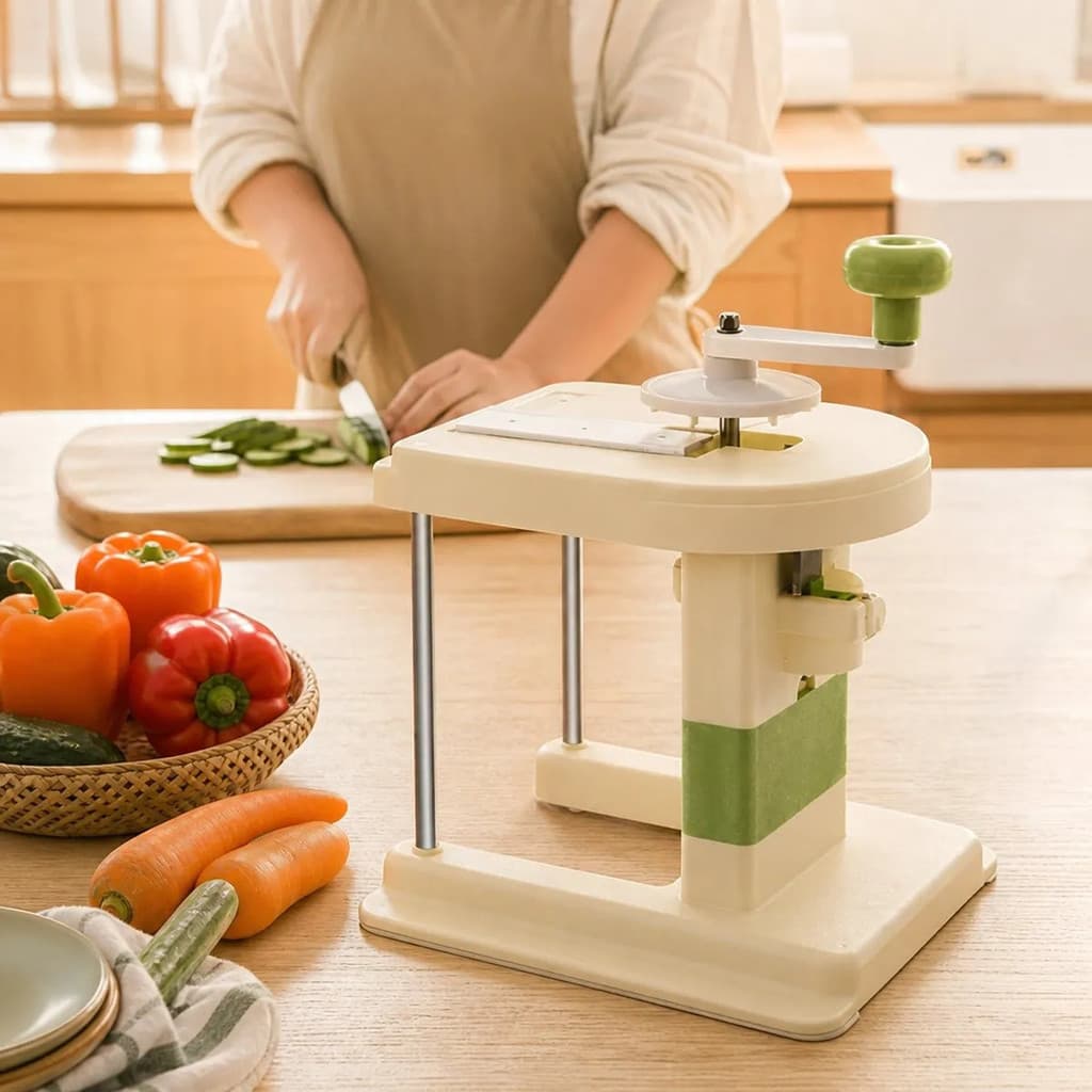 Cortador Fatiador Vegetais Legumes Alimentos Manual 3 Lâmina Salada Alimento Fruta Picador