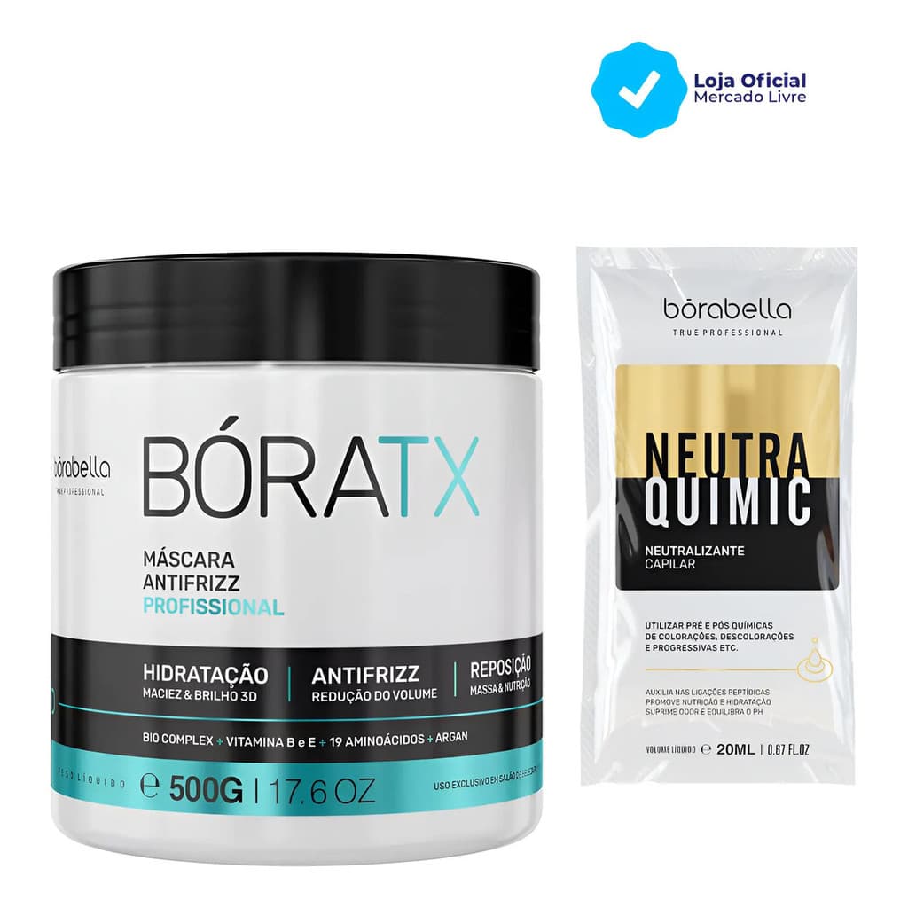 Borabella Bóratx Ôrganico Alinha, Repõe & Reduz Volume 500g