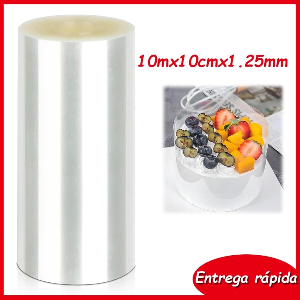 Fita de embrulho de mousse de grau alimentício fita para decoração de bolo rolo de borda de 10mx10cmx1.25mm
