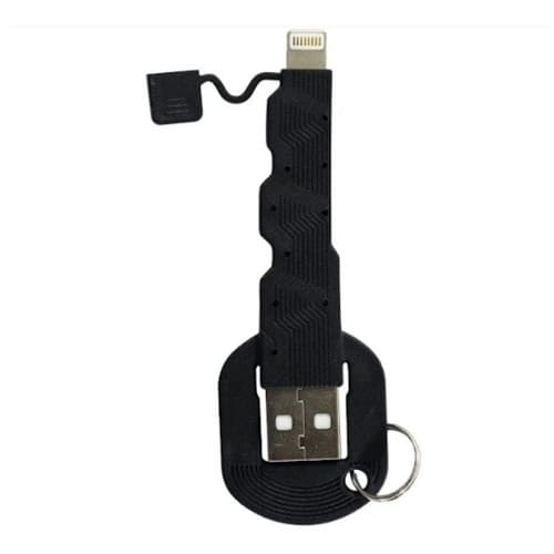 Cabo Chaveiro Lightning USB Para iPhone Newlink CV200 Cabo Portátil Chave 8,5cm Carga Rápida
