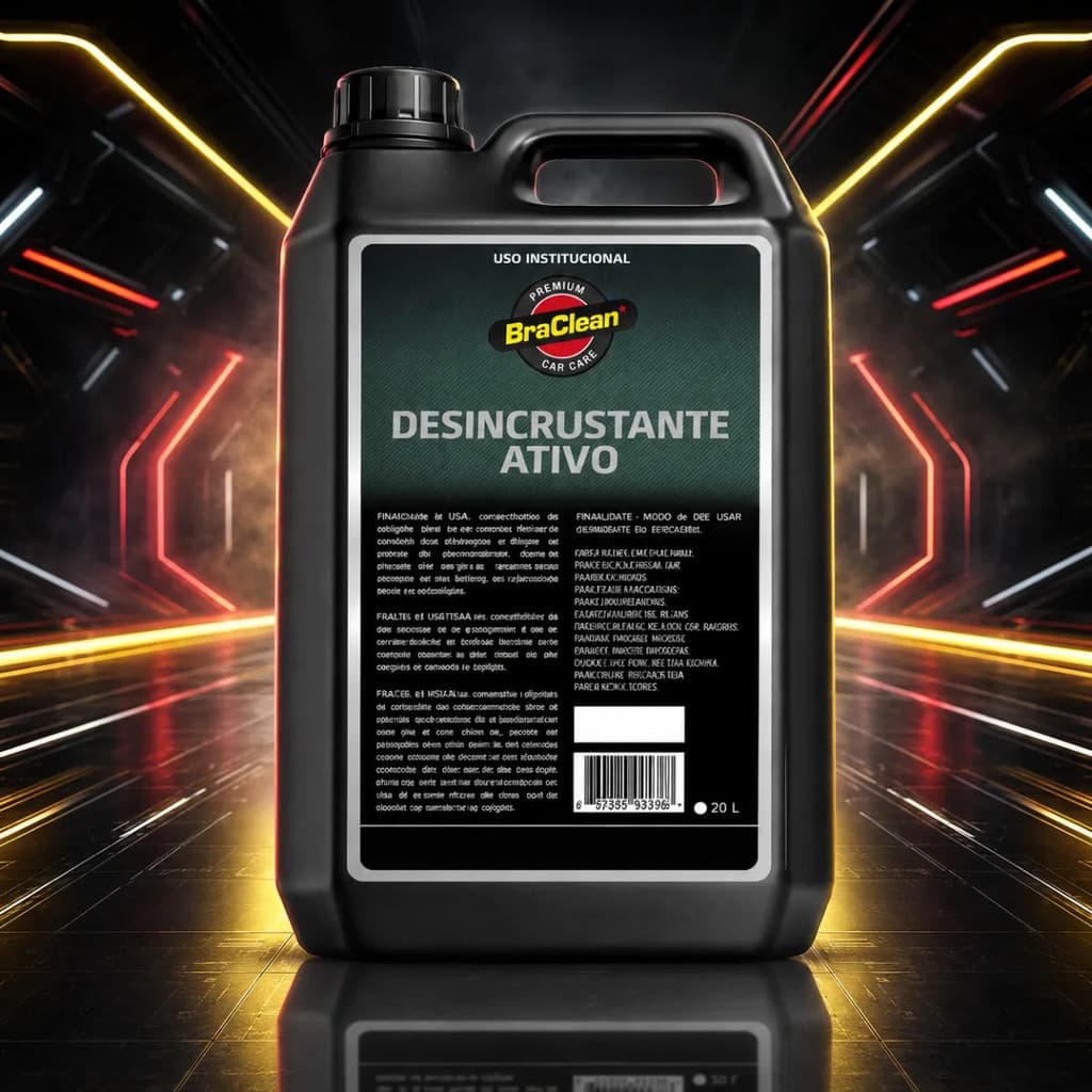 Shampoo Automotivo BraClean 5L Para Veículos Leves Pesados Agro E Frota Para Oficina E Lava Rápido