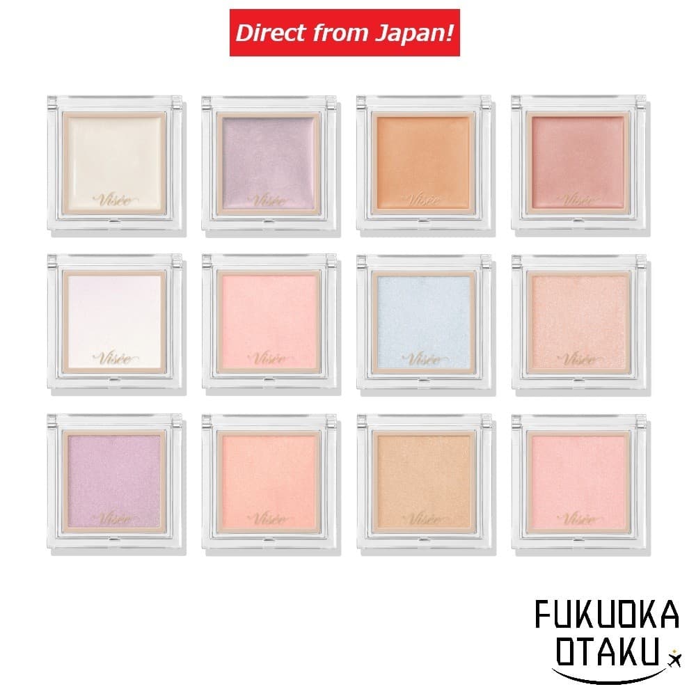 KOSE Visee The Contour Color Iluminador Pele Radiante Efeito 3D Made in Japan【Direto do Japão】