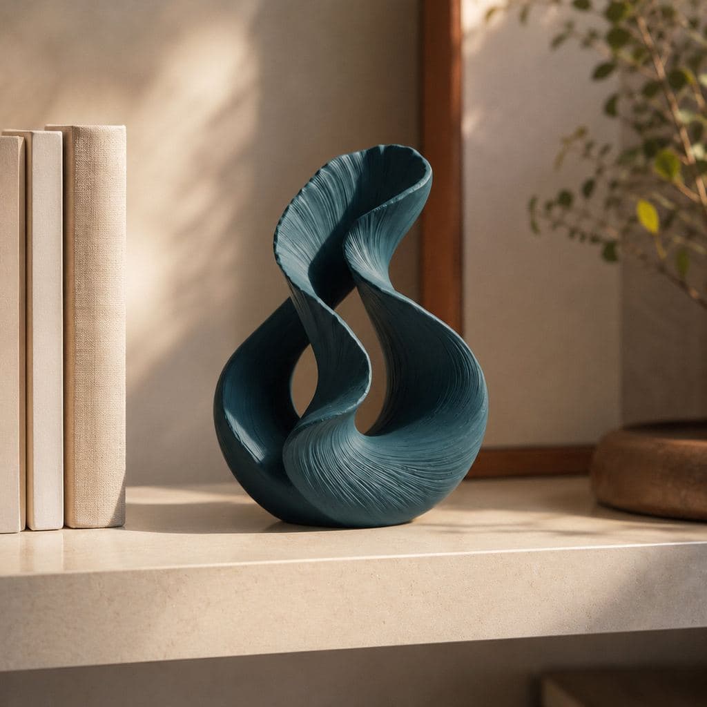 Escultura Twin Flow Decorativa
