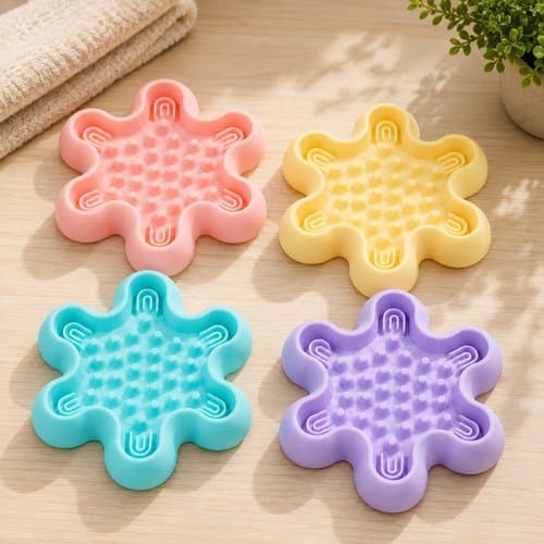 Comedouro Lento Para Cães e Gato 24cm - Sortido