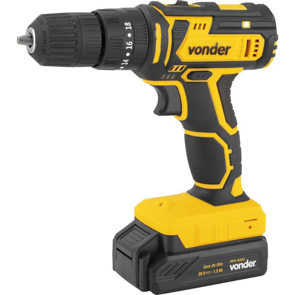 PARAFUSADEIRA FURADEIRA IMPACTO BATERIA 20V PFV020I VONDER
