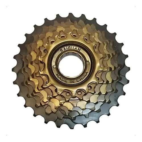 Catraca Roda Livre Para Bicicleta 7v 14/28 Dentes Saiguan