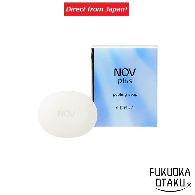NOV　NOV Plus sabonete peeling pele sensível Japão【Direto do Japão】