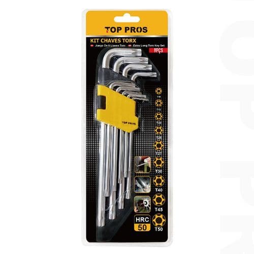 Jogo de Chave Torx 9 Peças
