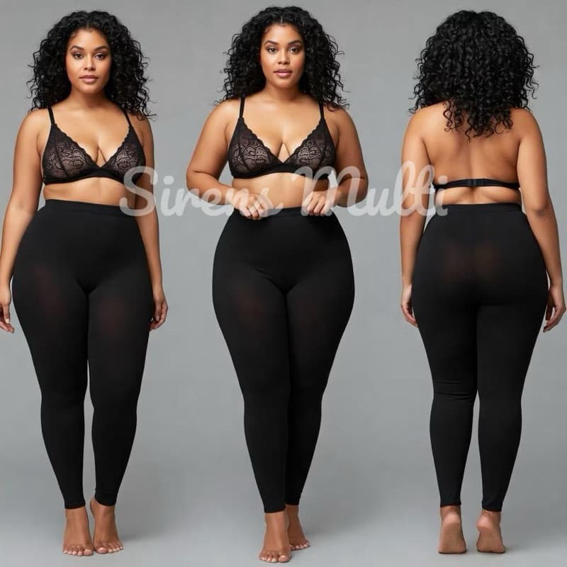Meia Calça PLUS SIZE Grossa e Quentinha Forrada Flanelada Inverno Frio Termica Cintura Alta