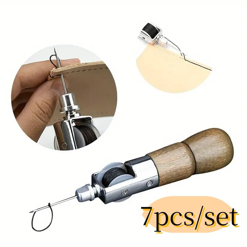 Ferramentas Costura de Couro Kit de Costura Artesanal DIY Vendido(s) - Variação: