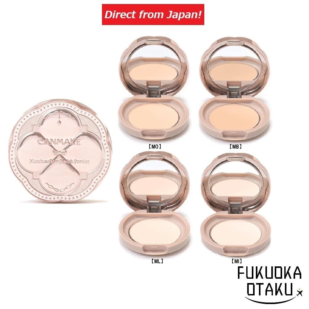 canmake Marshmallow Finish Powder mini pó compacto matte acabamento【Direto do Japão】