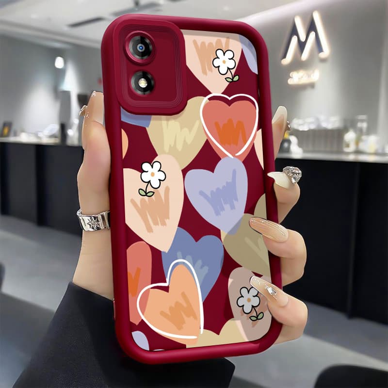 Capa Para Motorola Moto E13 Capa silicone Case Protetora Capinha Capas