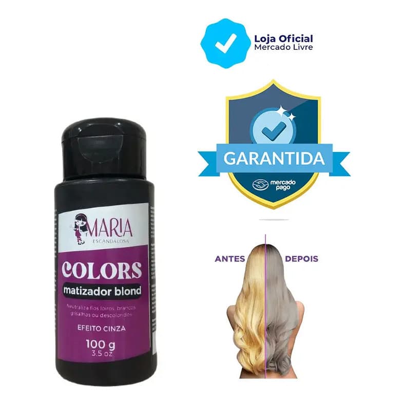 Maria Escandalosa Matizador Blond - Efeito Cinza 100g