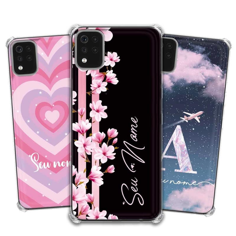 Capa Capinha - LG K52 - Personalizada Nome Inicial Full Color Exclusiva Presente Criativo