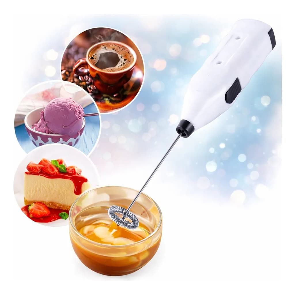 Mixer Espumador Elétrico Café Leite Portátil
