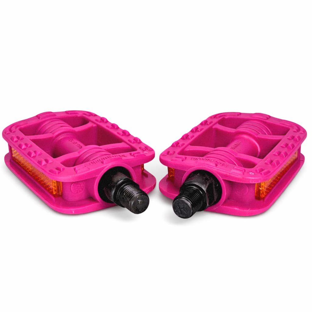 Par de Pedal Bicicleta Infantil Aro 16/20/24/26 Metalciclo - Rosa - 1/2 (rosca Fina) Resistente