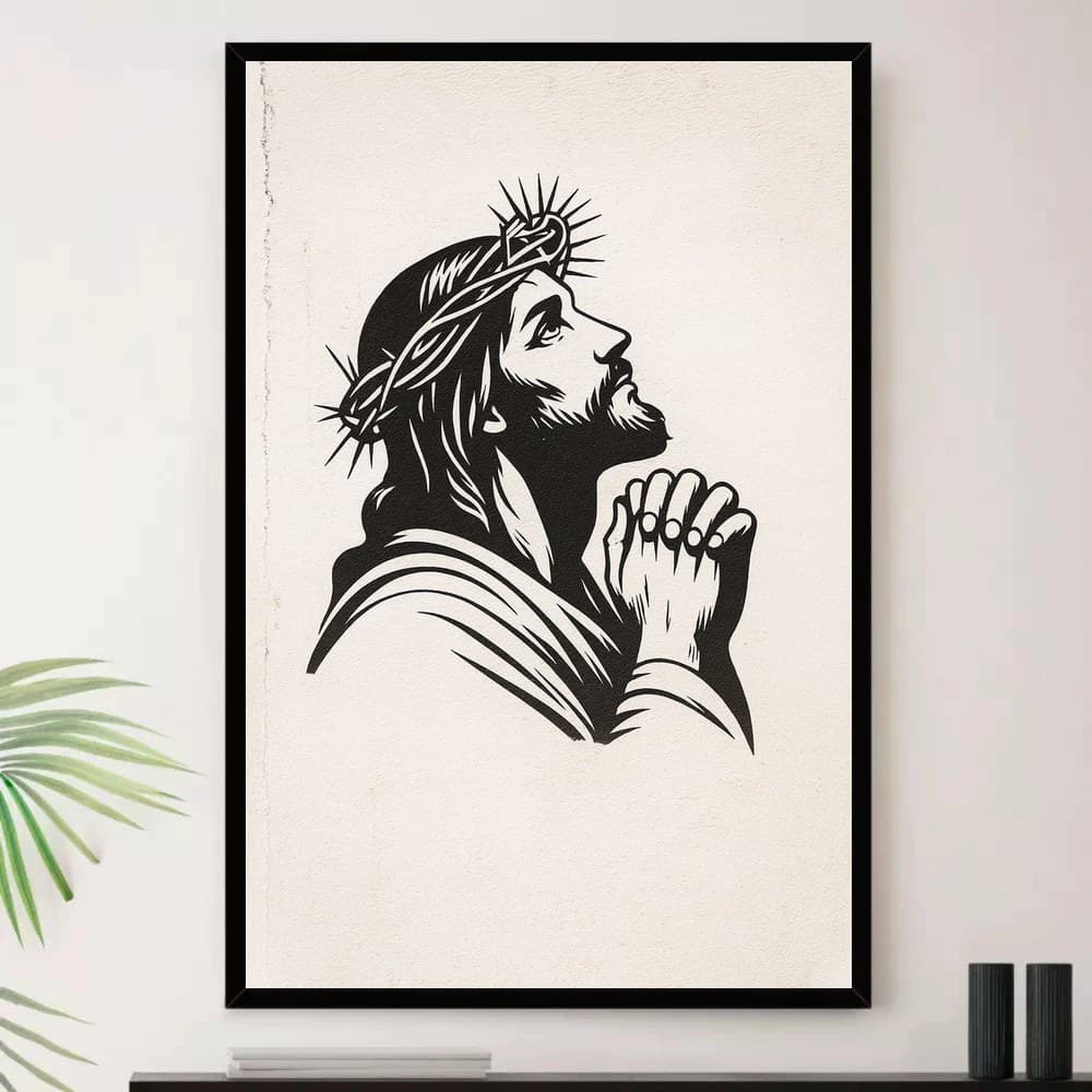 Quadro Placa Decorativa Arte Minimalista Neutra Traços Contemporâneos em Preto e Branco