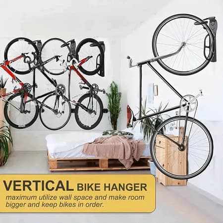 2pcs Suporte Para Bicicletas Montado Na Parede Vendido(s) - 2pcs