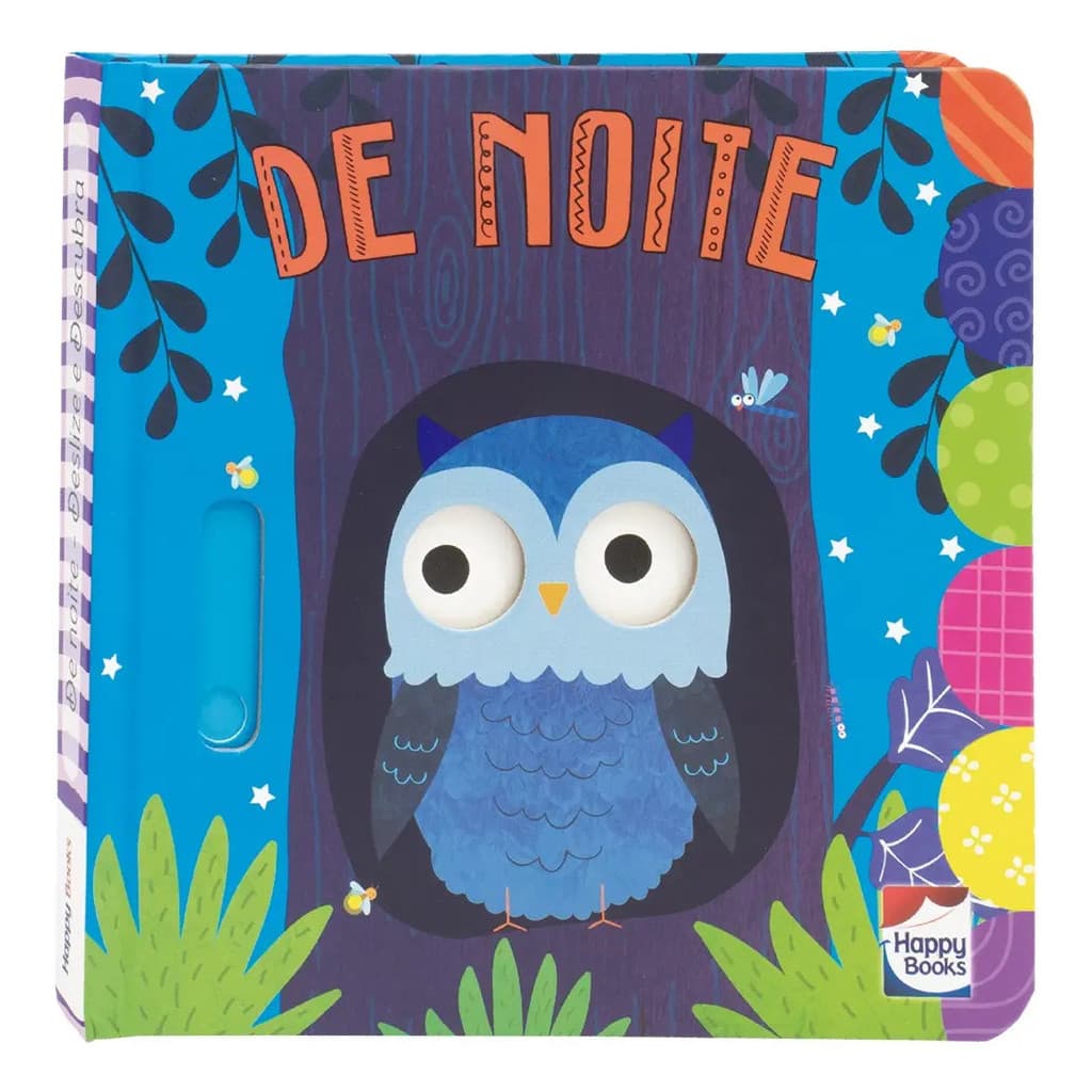 LIVRO DESLIZE E DESCUBRA: DE NOITE INFANTIL