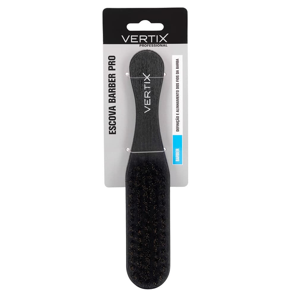 Escova De Barba Black Longa Vertix