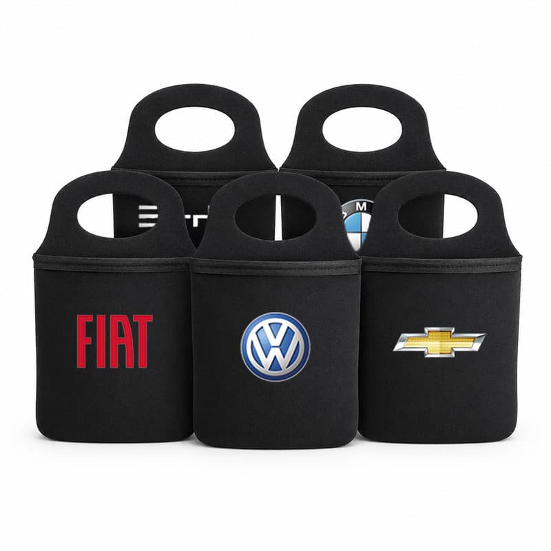 Lixeira Para Câmbio Console Automotivo Neoprene Acolchoada Lixinho Para Carro