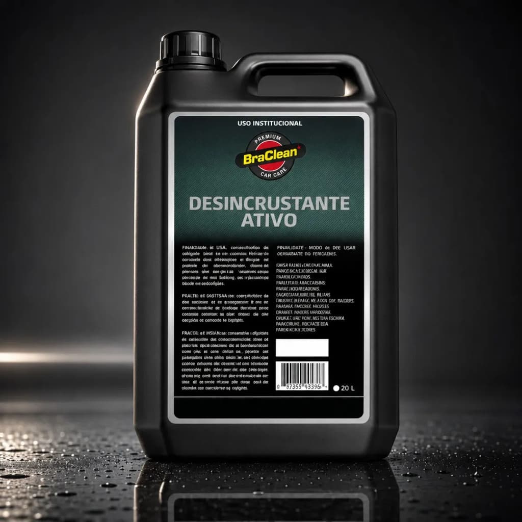 Limpador 5L BraClean Para Retroescavadeira Trator Carreta E Construção Civil E Frota Automotiva