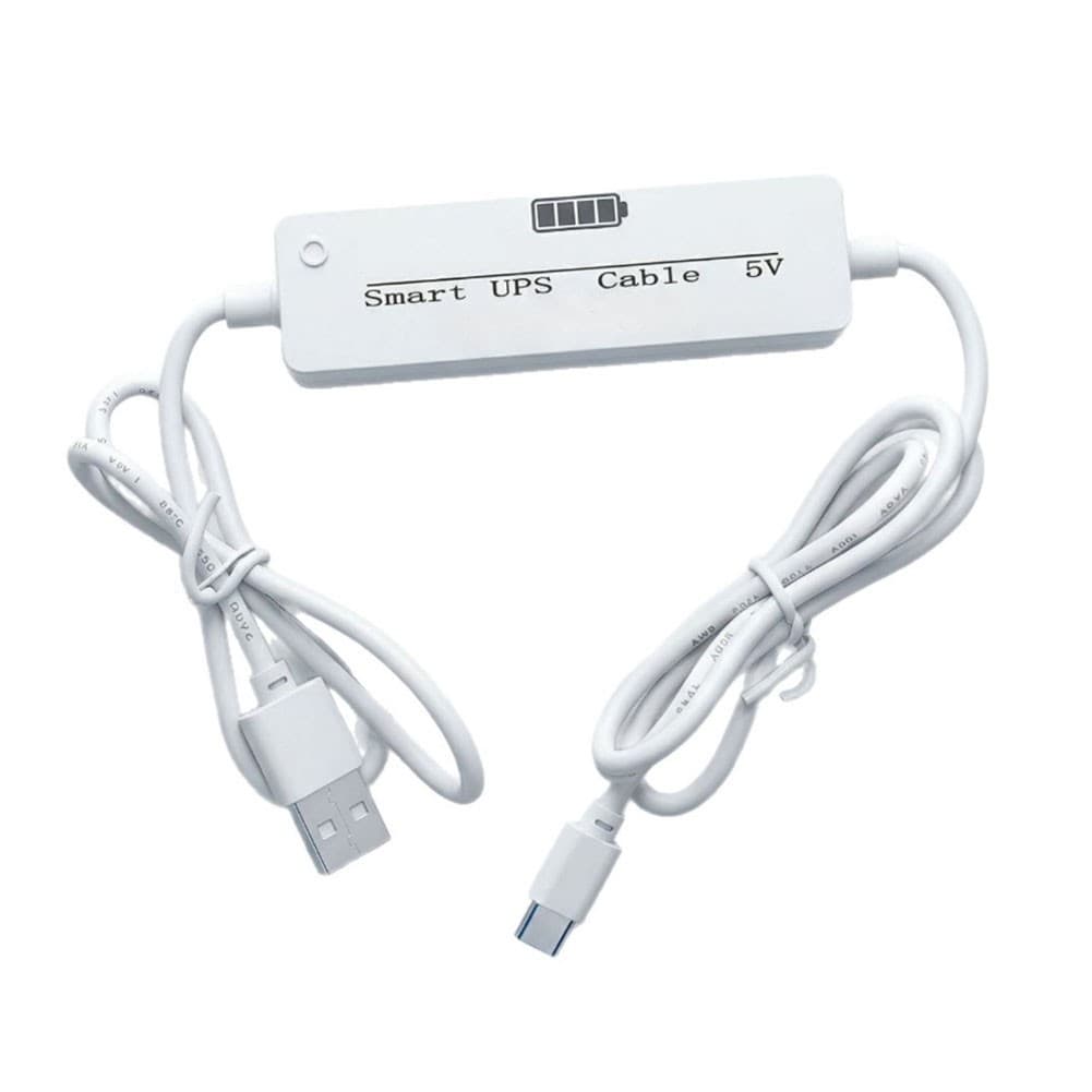 Fonte De Alimentação Ininterrupta UPS JTFY 5V 2A Para Câmera De Segurança Com Porta Tipo C