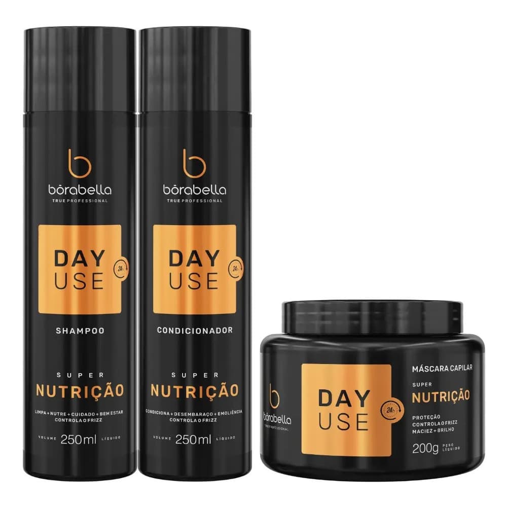 Bórabella Kit Day Use Super Nutrição