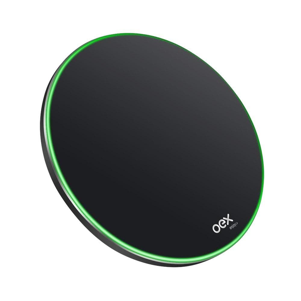 Base Carregador Sem Fio Indução Wireless 15W Premium Oex CW103 Qi Carga Rápida