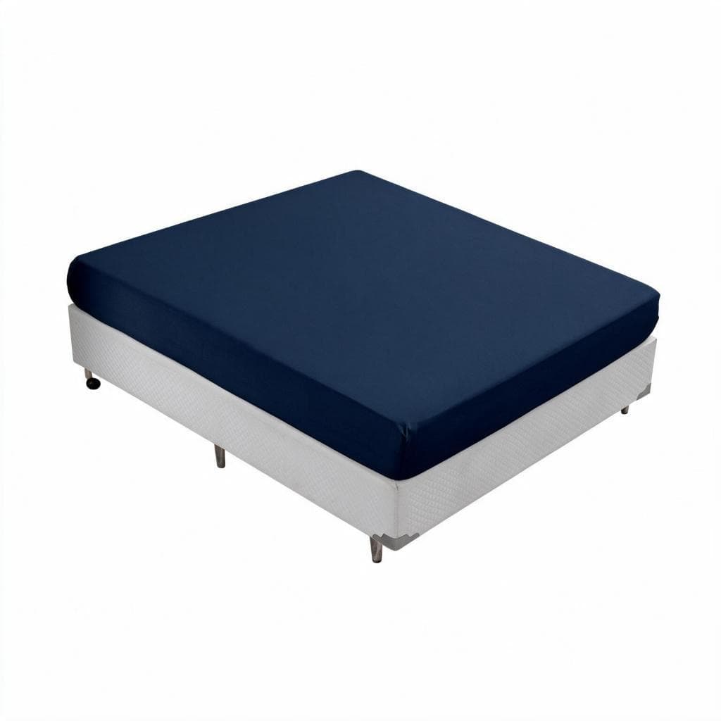 Lençol de Baixo King Individual 400 Fios Toque Aveludado Elástico Altura 40 cm 2,03m x 1,93m