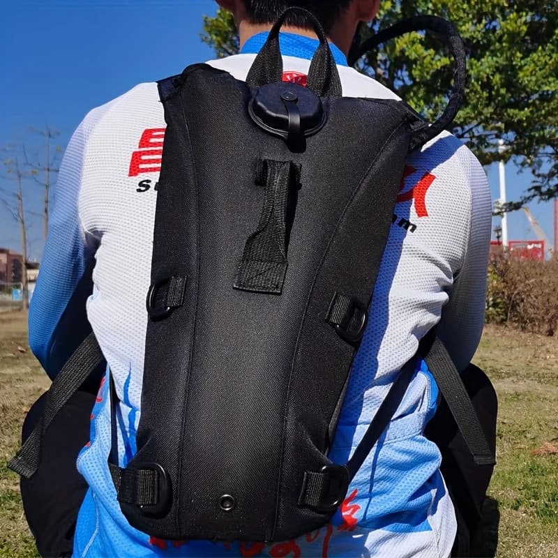 Mochila Hidratação Ciclismo Trilha Caminhada Corrida Ultra Leve Bolsa Agua Tipo Camelbak com Refil 3 litros  Exército Ve