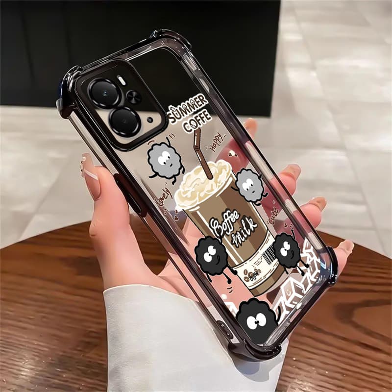 Capa Para Realme 14 5G 14T 5G 14 Pro 5G Capa Transparente silicone Case Protetora Capas
