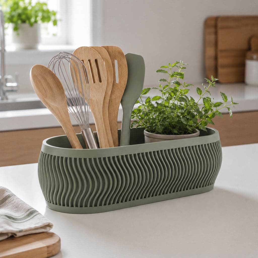 Organizador Multiuso Oval Moderno