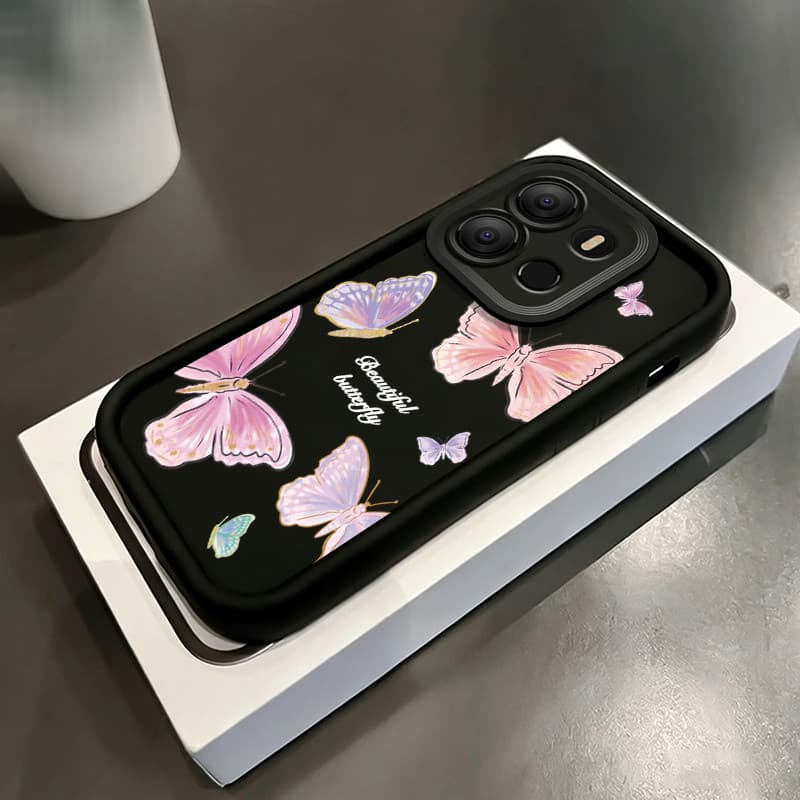 Capa Para Tecno POP 7 POP 7 Pro Spark Go 2023 Capa silicone Case Protetora Capinha Capas