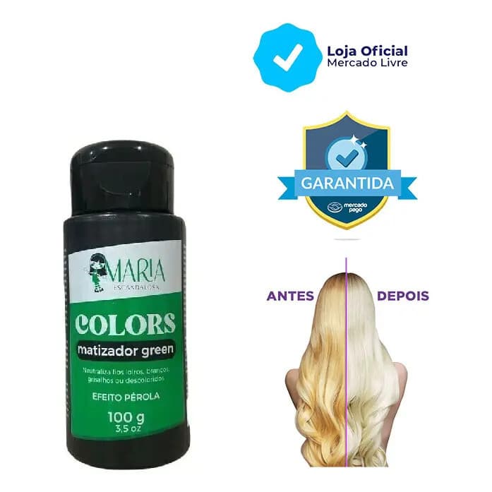 Maria Escandalosa Matizador Green - Efeito Pérola 100g