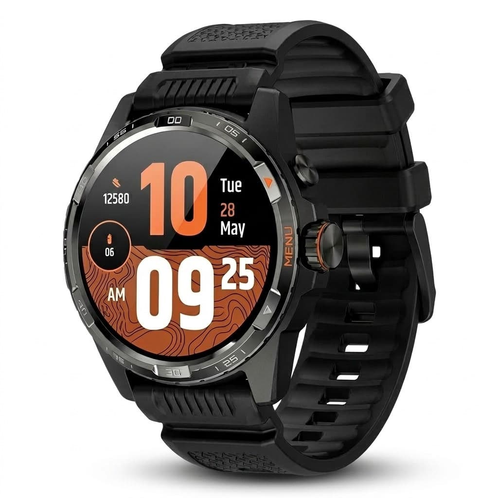 Smartwatch Wearzone Brave GPS Militar 5ATM Prova Dagua Tela AMOLED IP69K Chamadas Bluetooth Esportes