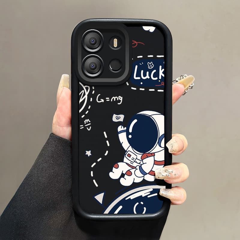 Capa Para Tecno POP 7 POP 7 Pro Spark Go 2023 Capa silicone Case Protetora Capinha Capas